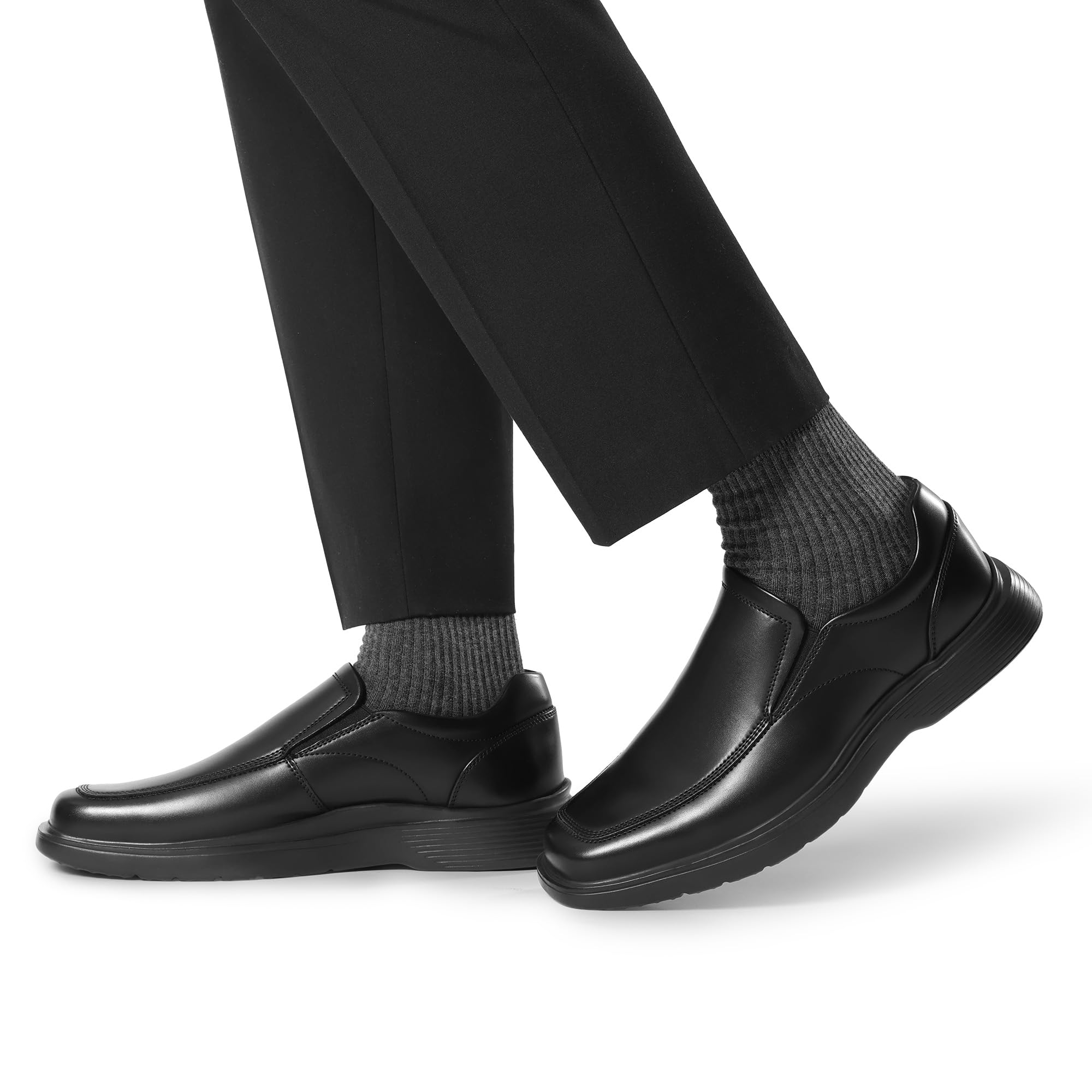 Bruno Marc Men's Slip-On Dress Loafers - Comfortable Business Casual Shoes for Office & Formal Wear | Perfect for Work, Weddings & Special Occasions