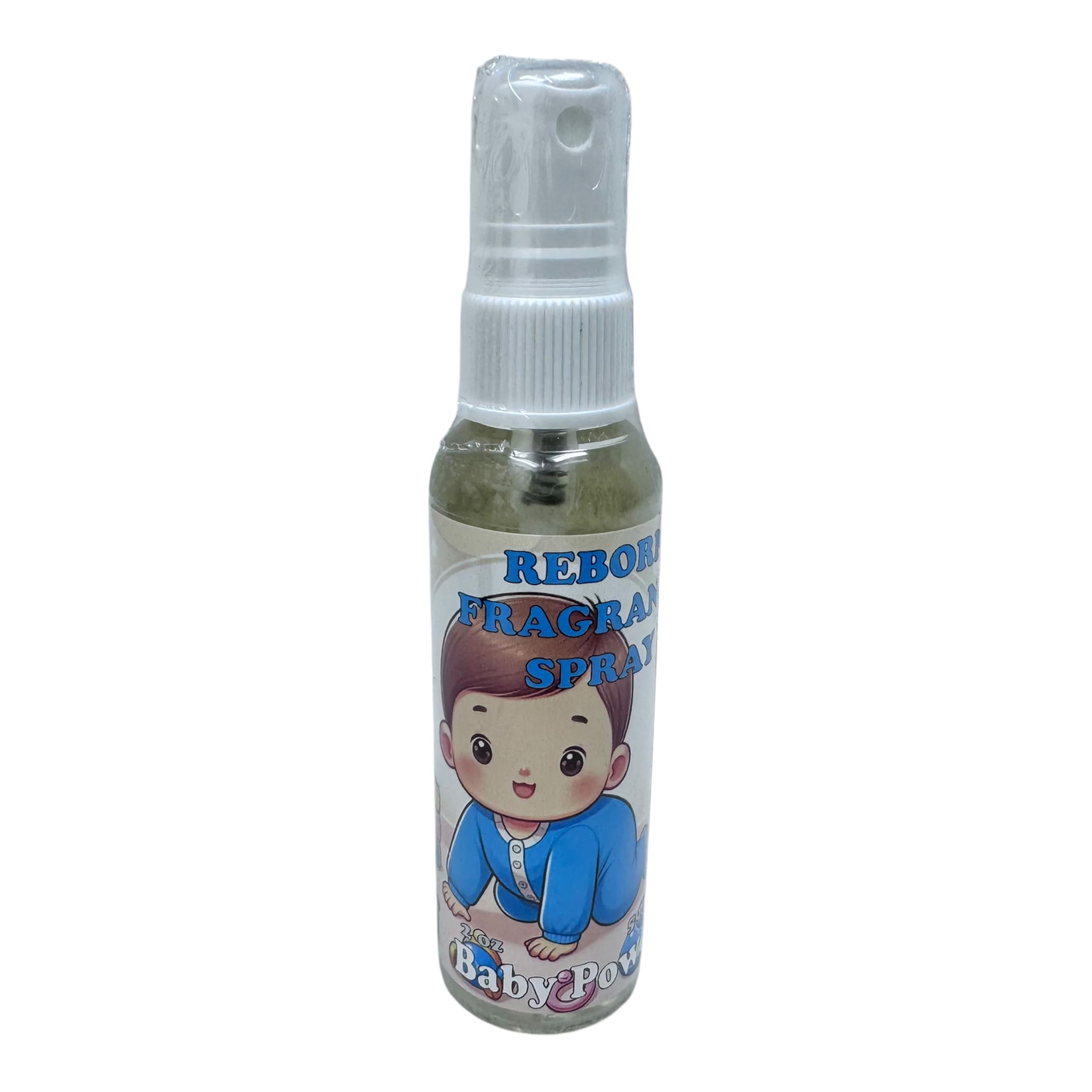 Reborn Baby Powder Perfume & Cologne Gift Set - 2 x 2 oz Bottles | Fresh Scent for Babies & Adults | Perfect for Nursery, Diaper Bags & Everyday Use