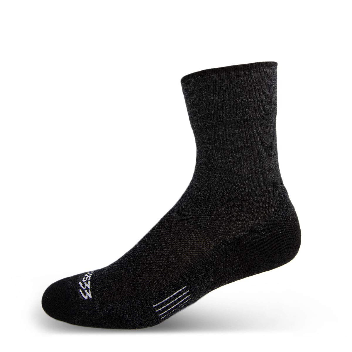 Premium USA Made Merino Wool Crew Socks for Hiking & Outdoor Adventures - Warm, Durable & Moisture-Wicking Socks for Mountain Climbing, Camping & Trail Running