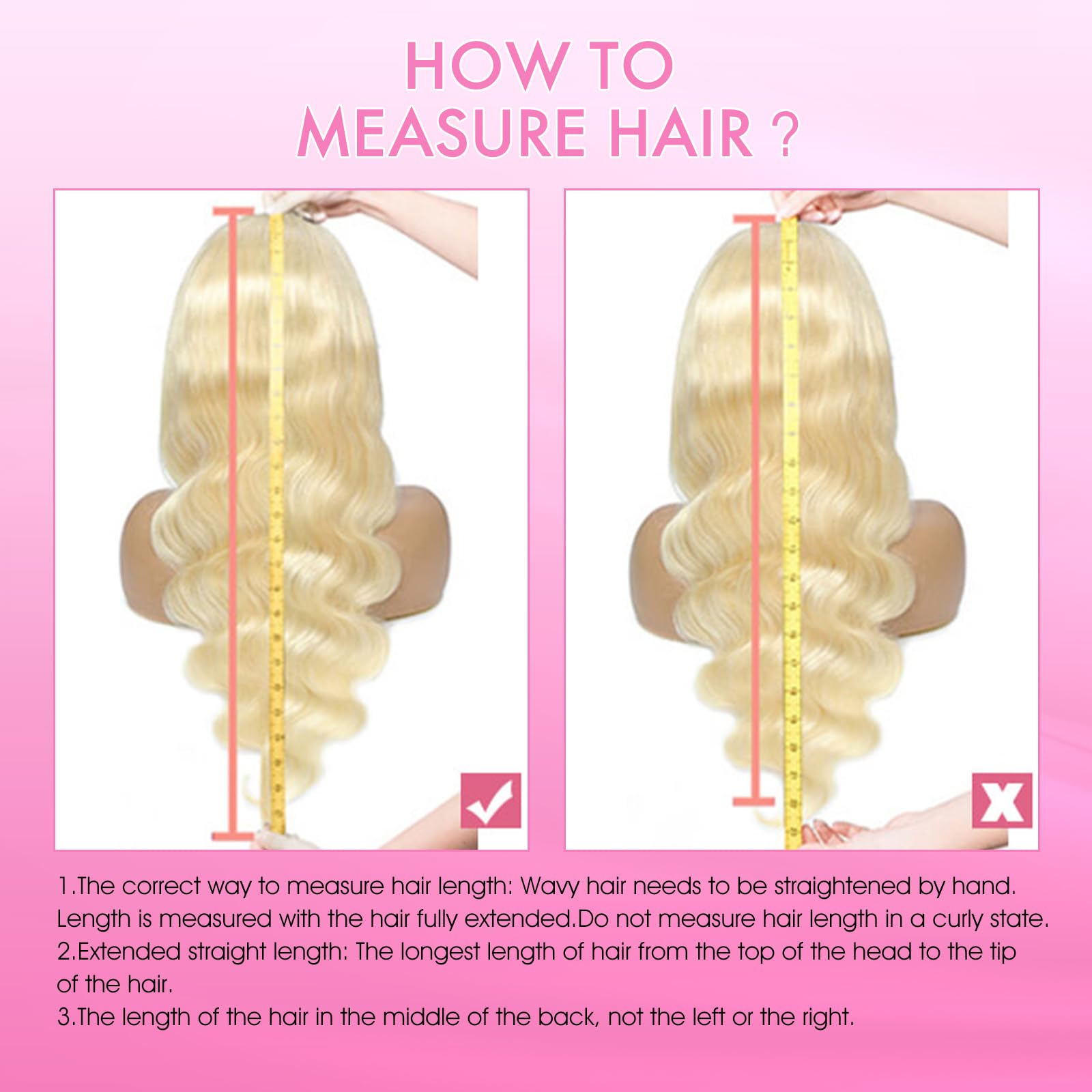 30 Inch 613 Blonde Human Hair Lace Front Wig - 200% Density Body Wave with Pre-Plucked Natural Hairline & 13x4 HD Lace Frontal - Perfect for Daily Wear, Cosplay, and Special Occasions