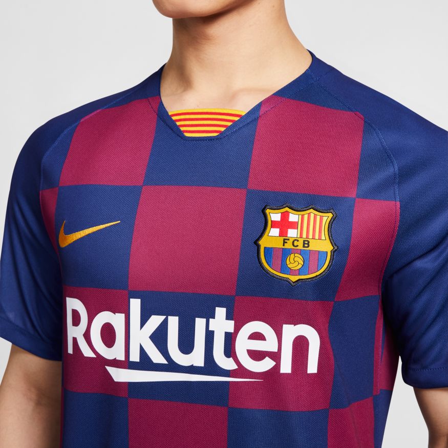 Nike FC Barcelona 2019/20 Stadium Home Soccer Jersey - Authentic Football Shirt for Men, Women & Kids - Perfect for Matches, Training & Fan Support