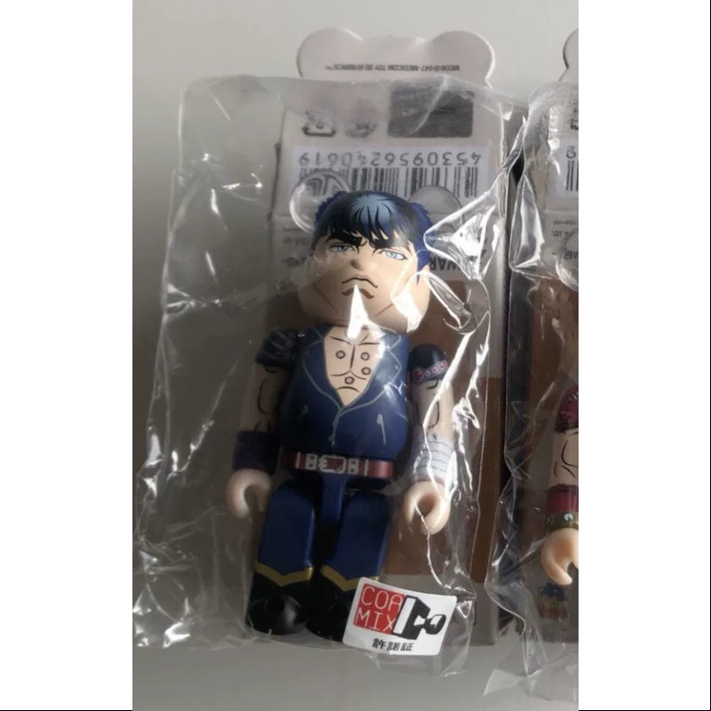 Bearbrick Series 47 ARTIST Kenshiro Fist of The North Star 100% Collectible Vinyl Figure - Anime & Manga Merchandise for Display, Gift, and Pop Culture Collections