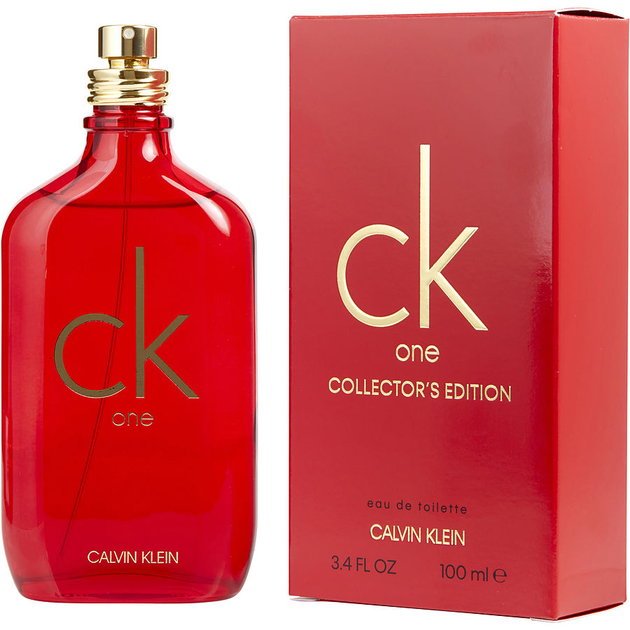 Calvin Klein CK One Red Collector's Edition 100ML Eau de Toilette Spray for Women - Perfect for Date Night & Special Occasions