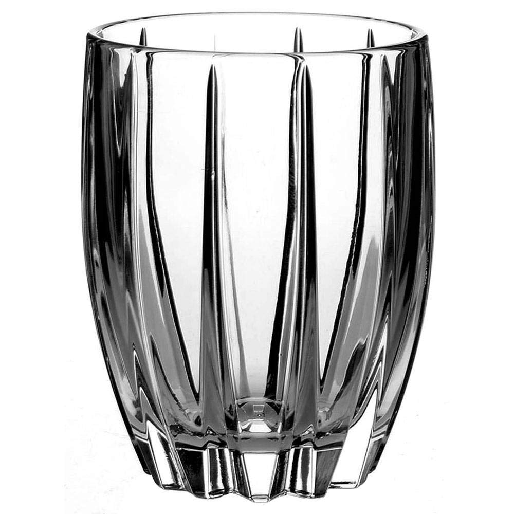 Waterford Crystal Omega Double Old Fashioned Glasses - Set of 2 Premium Lead-Free Crystal Whiskey Glasses for Bourbon, Scotch & Cocktails - Elegant Barware for Home Entertaining & Gift Giving