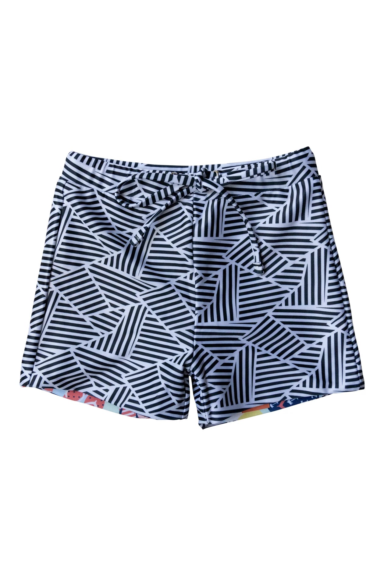 Echo Kids Unisex Reversible Swim Shorts - Quick Dry, Comfortable Swimwear for Boys & Girls - Tile & Flip Flop Print - Perfect for Beach, Pool & Summer Water Activities