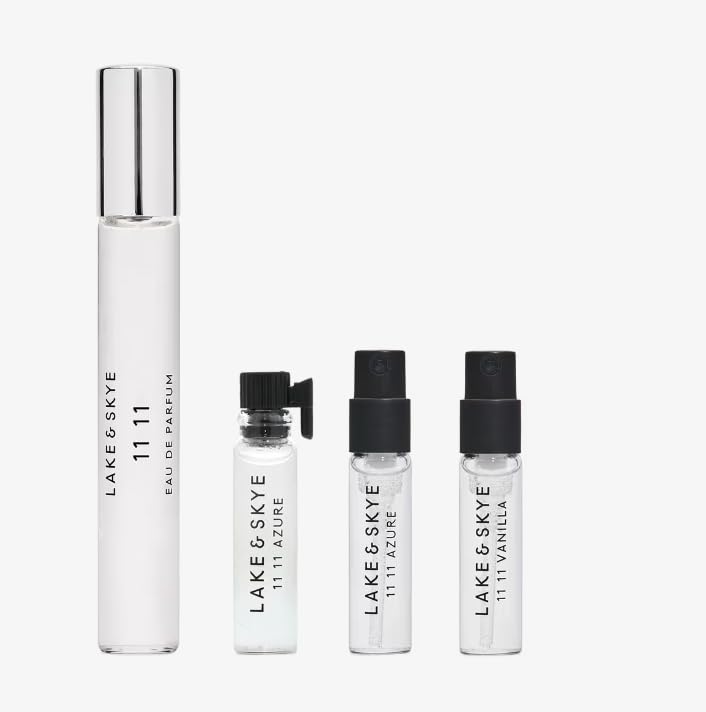 Lake & Skye 11 11 Collection Purse Spray & Vial Sampler Set - Travel-Sized Perfume Gift Set for Women | Perfect for Everyday Carry, Gifting & Special Occasions
