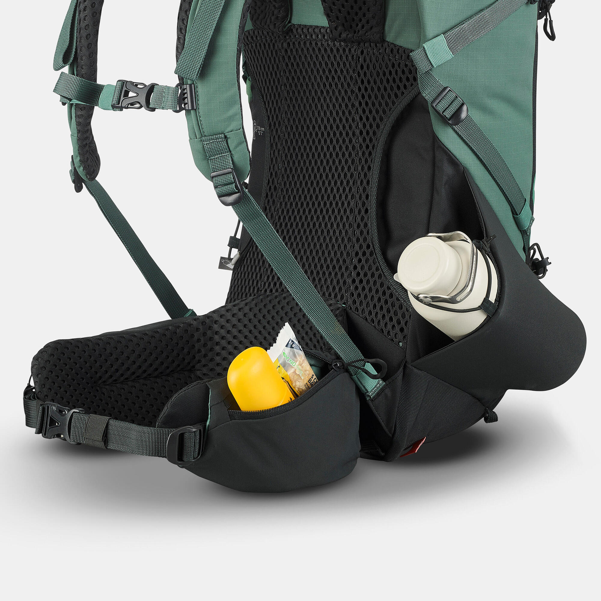 Quechua MH500 30L Lightweight Hiking Backpack - Waterproof & Durable for Outdoor Adventures, Camping & Travel