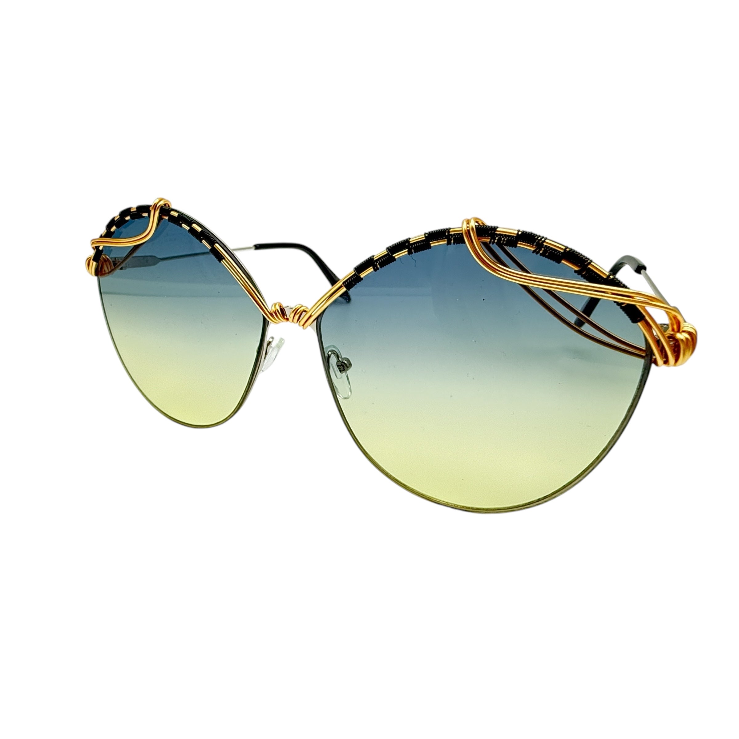 OPUS Oversized Round Sunglasses for Women - UV400 Protection, Polarized Lenses, Fashionable Retro Style - Perfect for Beach, Driving & Outdoor Activities