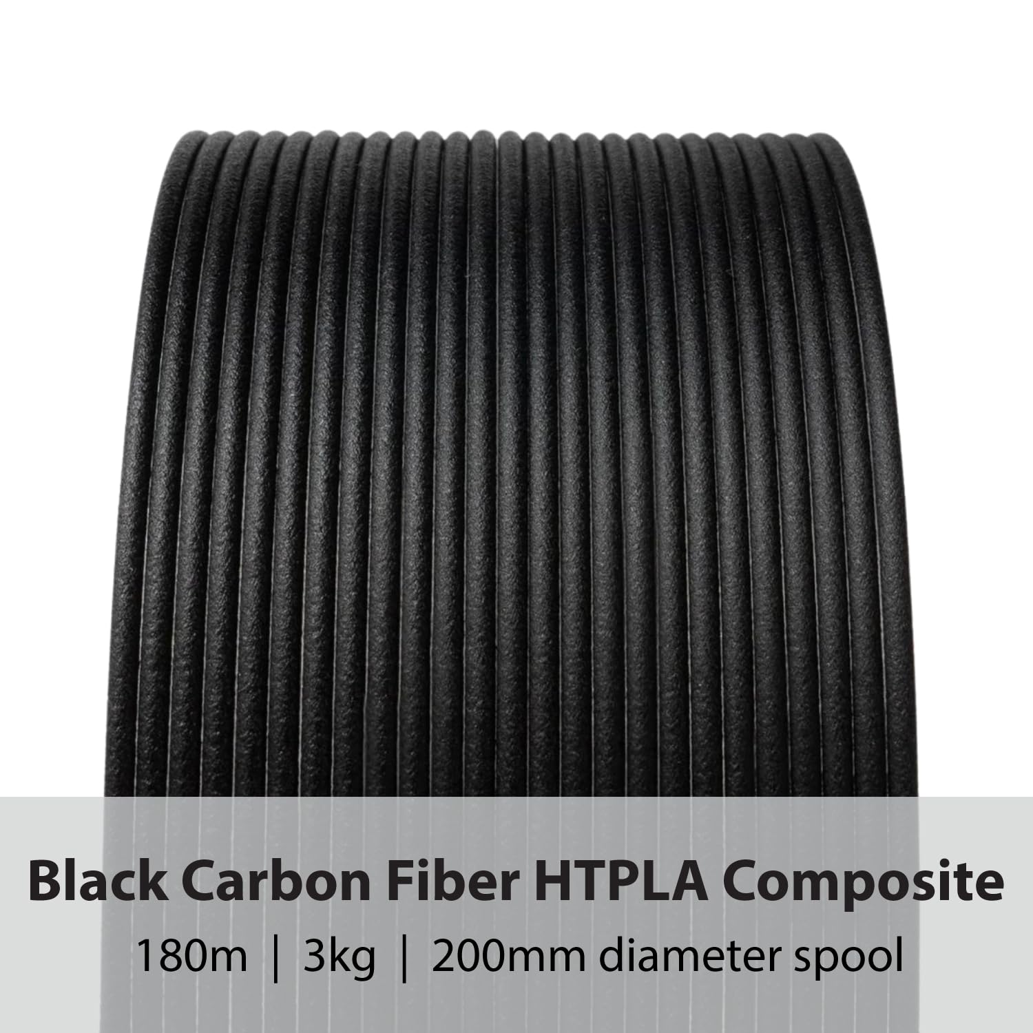 Protopasta 3D Printer Filament - 1.75mm Black Carbon Fiber HT PLA Filament (3kg Spool) for High-Temperature 3D Printing Projects, Cosplay Props & Functional Prototypes