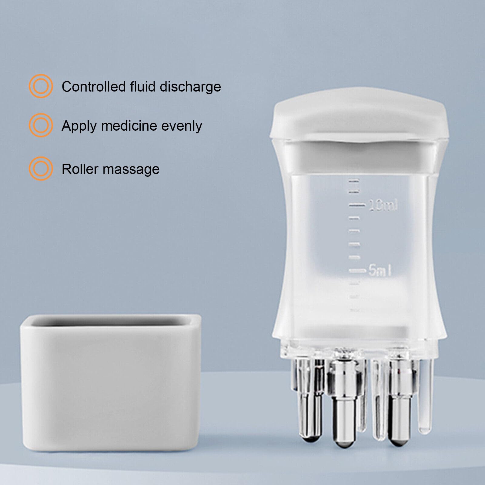 TAZLYN Hair Oil Applicator - Scalp Massager & Hair Growth Serum Dispenser (10ml) | Perfect for Deep Scalp Treatment, Hair Nourishment & Relaxing Massage at Home