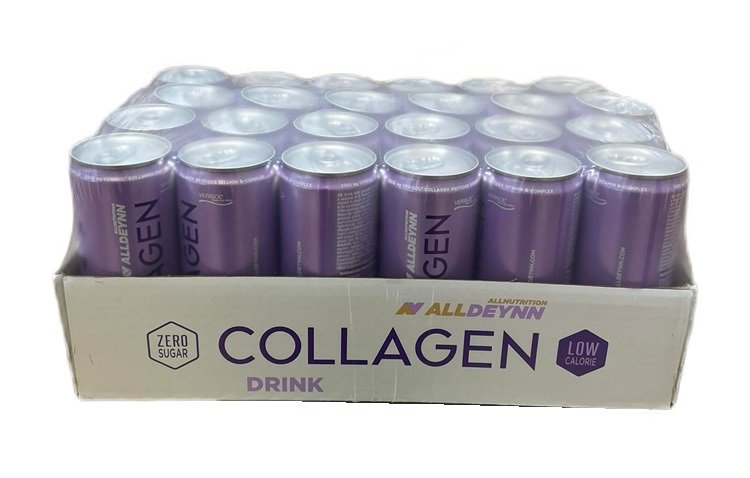 Allnutrition AllDeynn Collagen Drink - Grapefruitini Flavor, 24 x 330ml Bottles | Supports Skin Hydration & Elasticity | Perfect for Post-Workout Recovery & Daily Beauty Routine