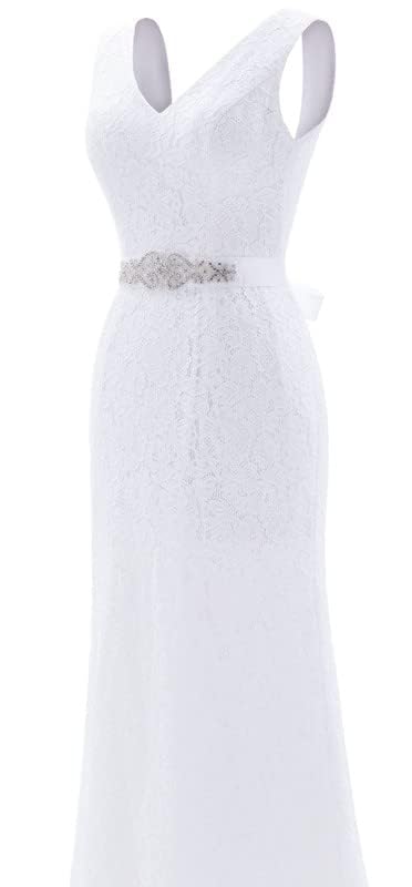Elegant Women's Lace Mermaid Wedding Dress for Bride - Perfect for Beach, Church, and Formal Ceremonies