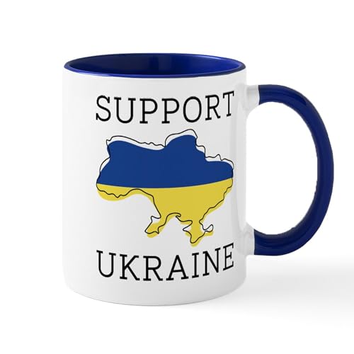 White/Navy Inside - Support Ukraine