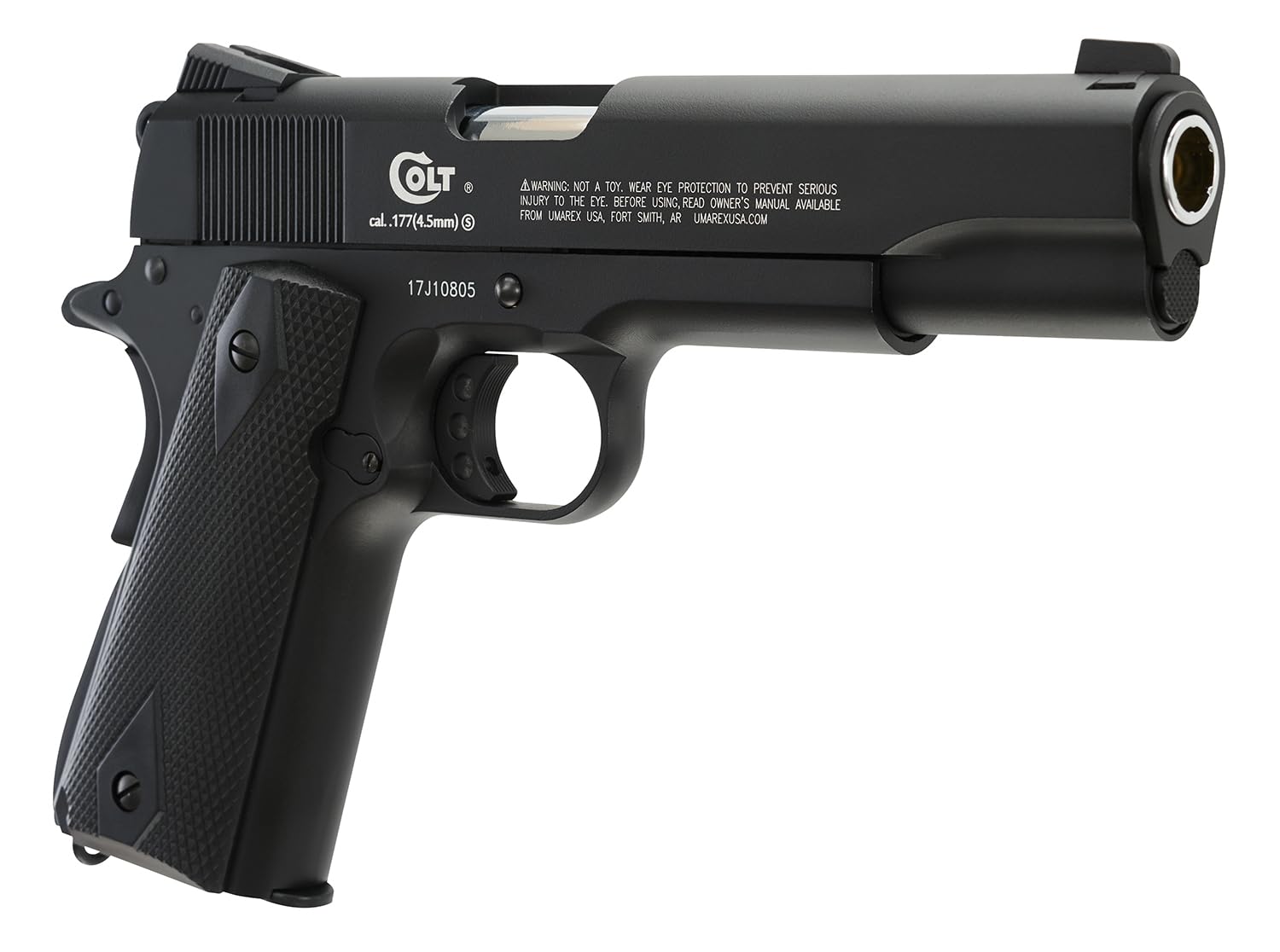Colt Commander Blowback Metal Frame .177 BB Gun Air Pistol - Realistic CO2 Powered Airgun for Target Practice & Training | Perfect for Backyard Shooting & Outdoor Recreation