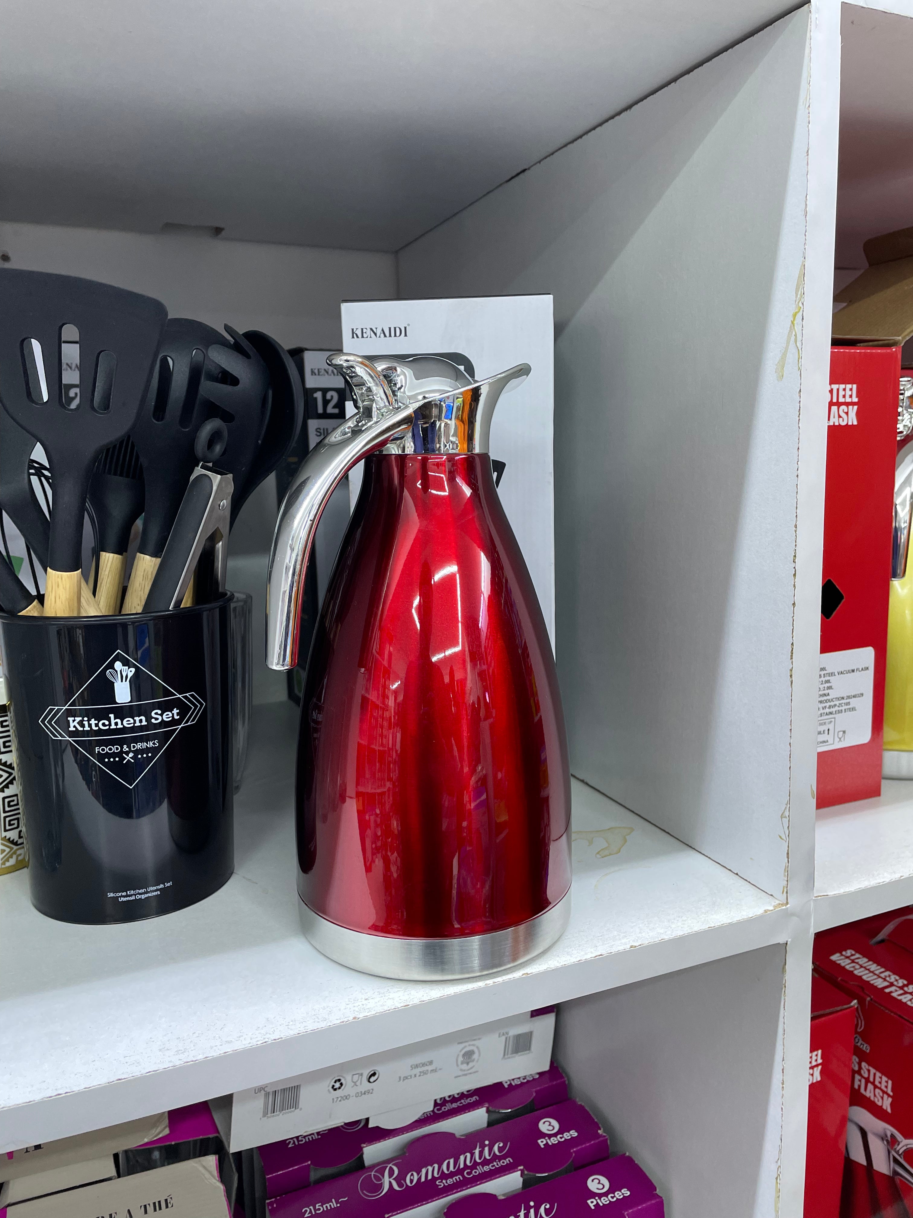 Premium Vacuum Insulated Coffee Carafe - Stainless Steel Thermal Coffee Jug with Leak-Proof Lid - Keeps Hot/Cold for Hours - Perfect for Home, Office & Camping Use