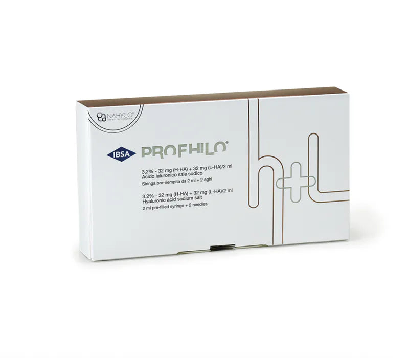NAHYCOÂ® IBSA Profhilo H+L 3.2% (1x2.0ml) Anti-Aging Hyaluronic Acid Filler - Reduce Wrinkles & Boost Skin Elasticity - Perfect for Facial Rejuvenation & Skin Hydration