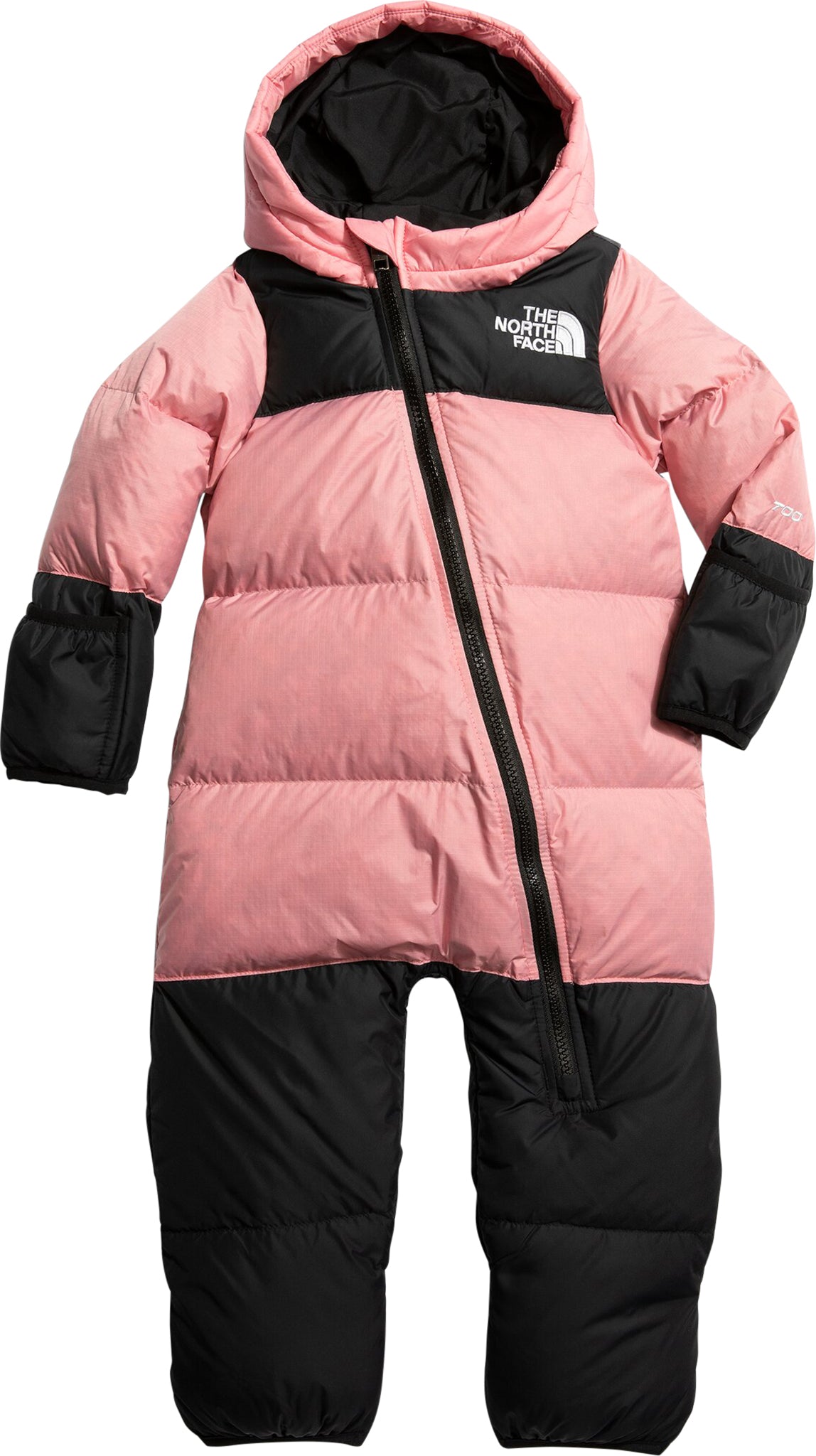 1996 Retro Nuptse One Piece Baby Jumpsuit - Vintage Style Winter Puffer Snowsuit for Infants - Perfect for Cold Weather Outings & Holiday Photos