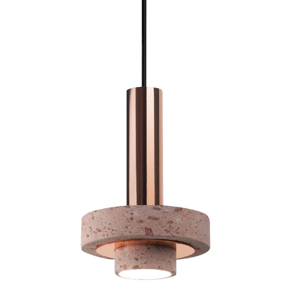 Nordic Pendant Lights - Terrazzo Creative Circle Ceiling Lamp, Minimalist Hanging Chandelier for Living Room, Dining Room, Study, Bar & Office | Modern Home Decor Lighting Fixture | Perfect for Cozy Ambiance and Instagram-Worthy Spaces