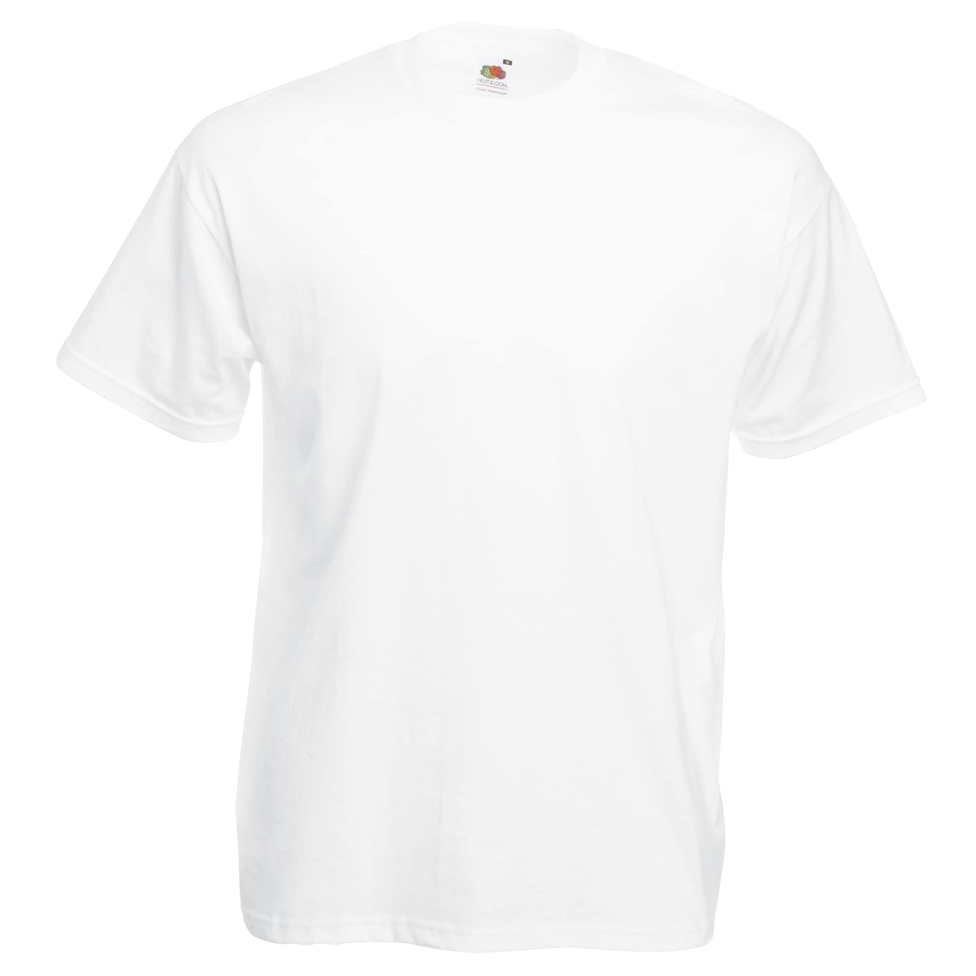 Fruit of the Loom Men's 61-036-0 Crew Neck T-Shirt - Soft Cotton Casual Tee for Everyday Wear, Gym & Lounge