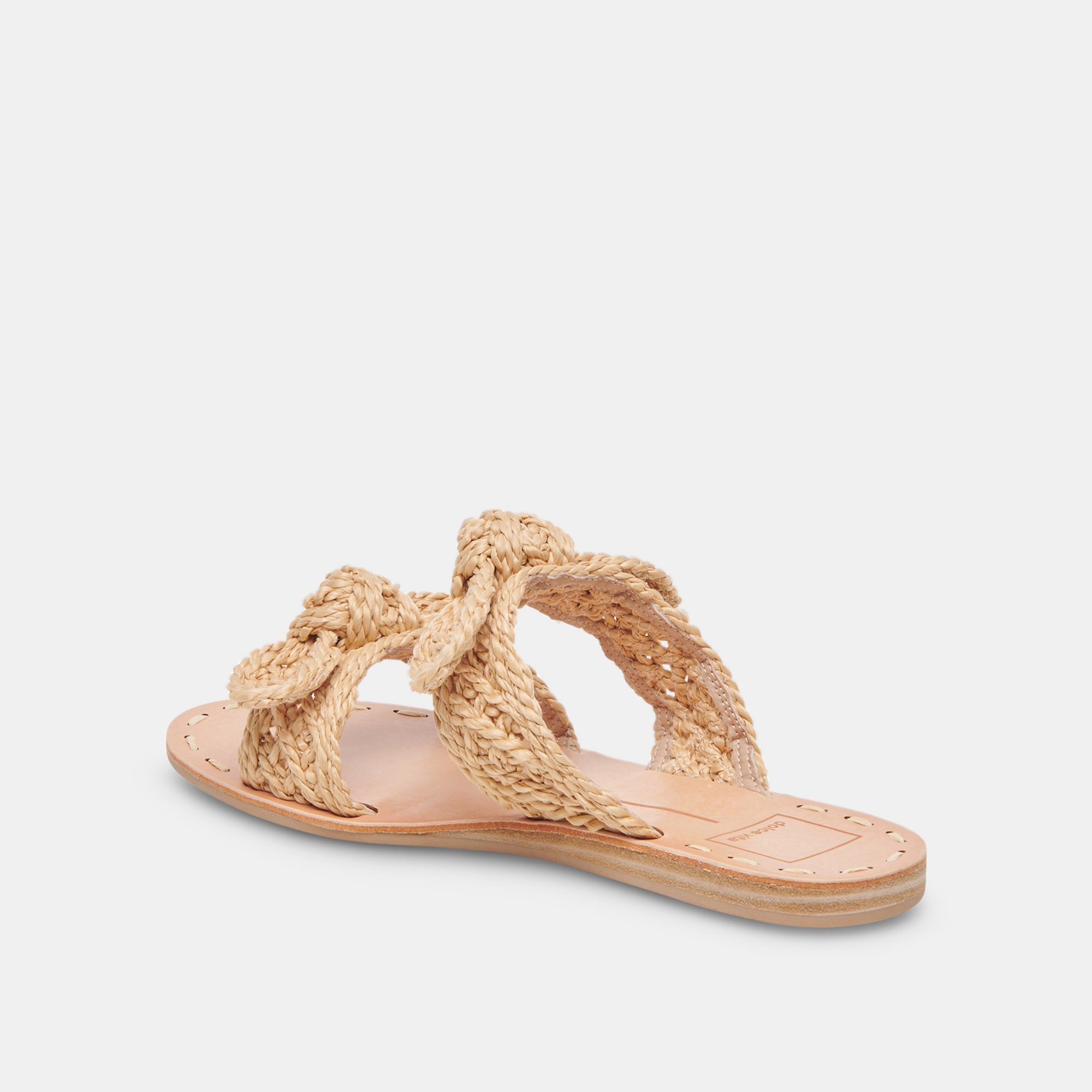 DINAH Wide Sandals for Women - Lightweight Natural Raffia Comfortable Summer Beach Sandals | Perfect for Vacation, Walking, and Casual Outfits