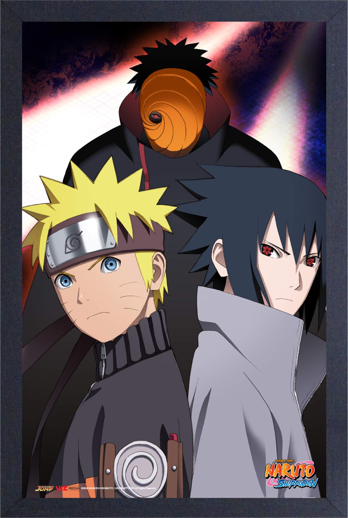 Naruto Shippuden Tobi Mask Poster - 11x17 Inch Anime Wall Art for Bedroom, Living Room, Office & Home Decor - Perfect for Anime Fans & Japanese Pop Culture Enthusiasts