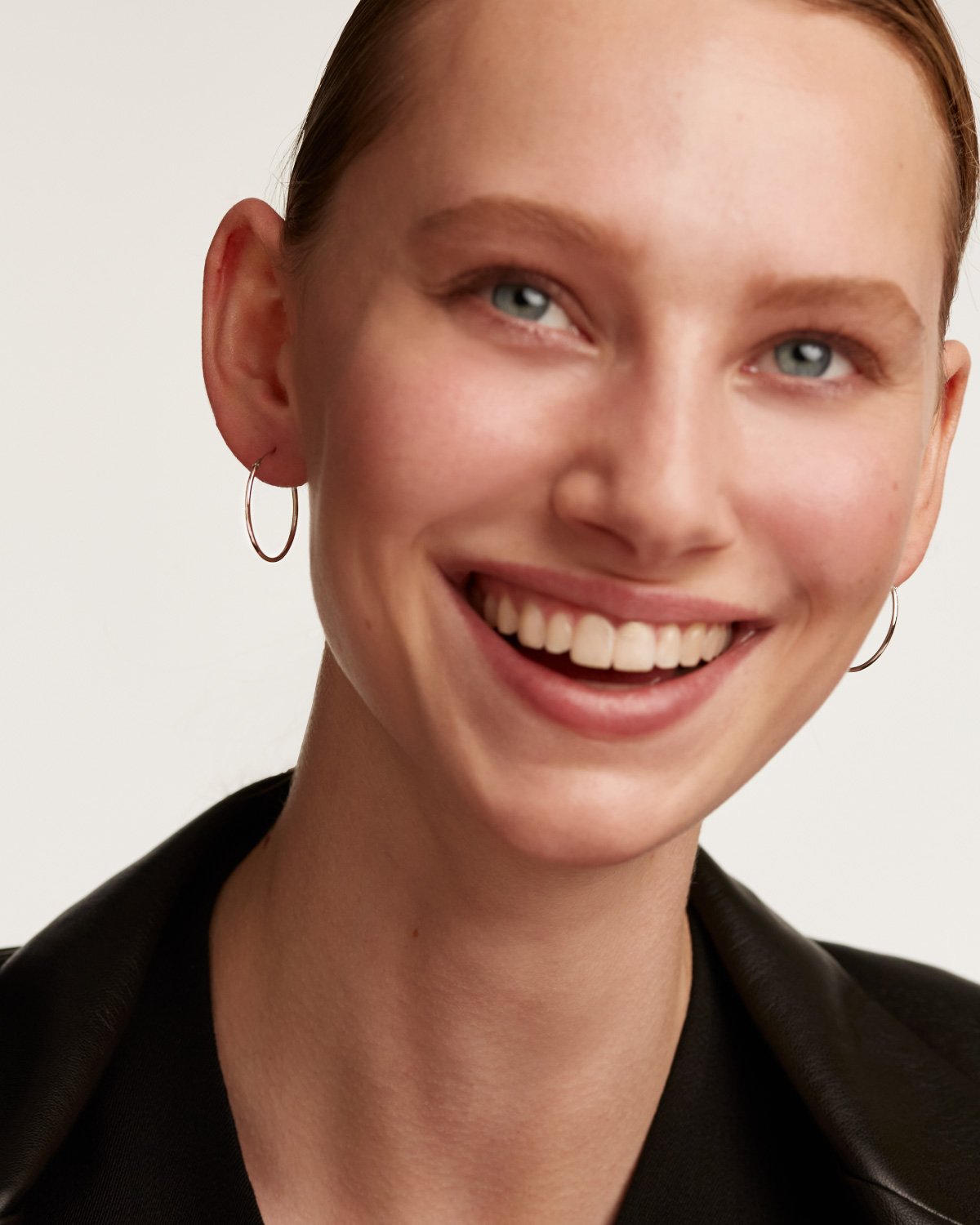 GRID Large Hoops Silver Earrings for Women - Trendy Statement Jewelry for Parties, Weddings & Everyday Wear
