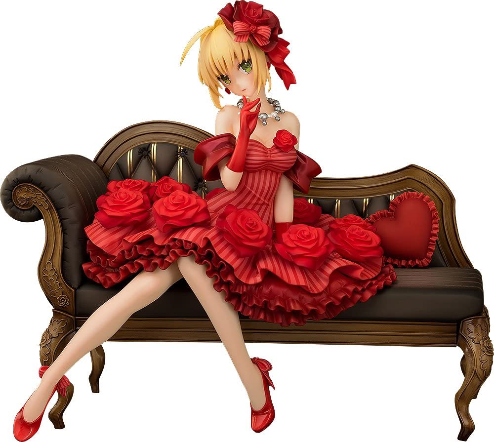 Fate/Extra Idol Emperor Nero Claudius Aquamarine 1/7 Scale Figure Statue - Collectible Anime Character Model for Display & Decoration | Perfect for Anime Fans, Gift, and Home Office Decor
