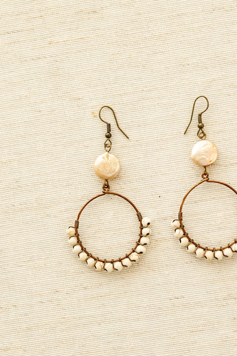 Destiny Hoop Earrings for Women - Sterling Silver Dangle Hoop Earrings - Trendy Fashion Jewelry Gift for Her - Perfect for Parties, Dating & Everyday Wear