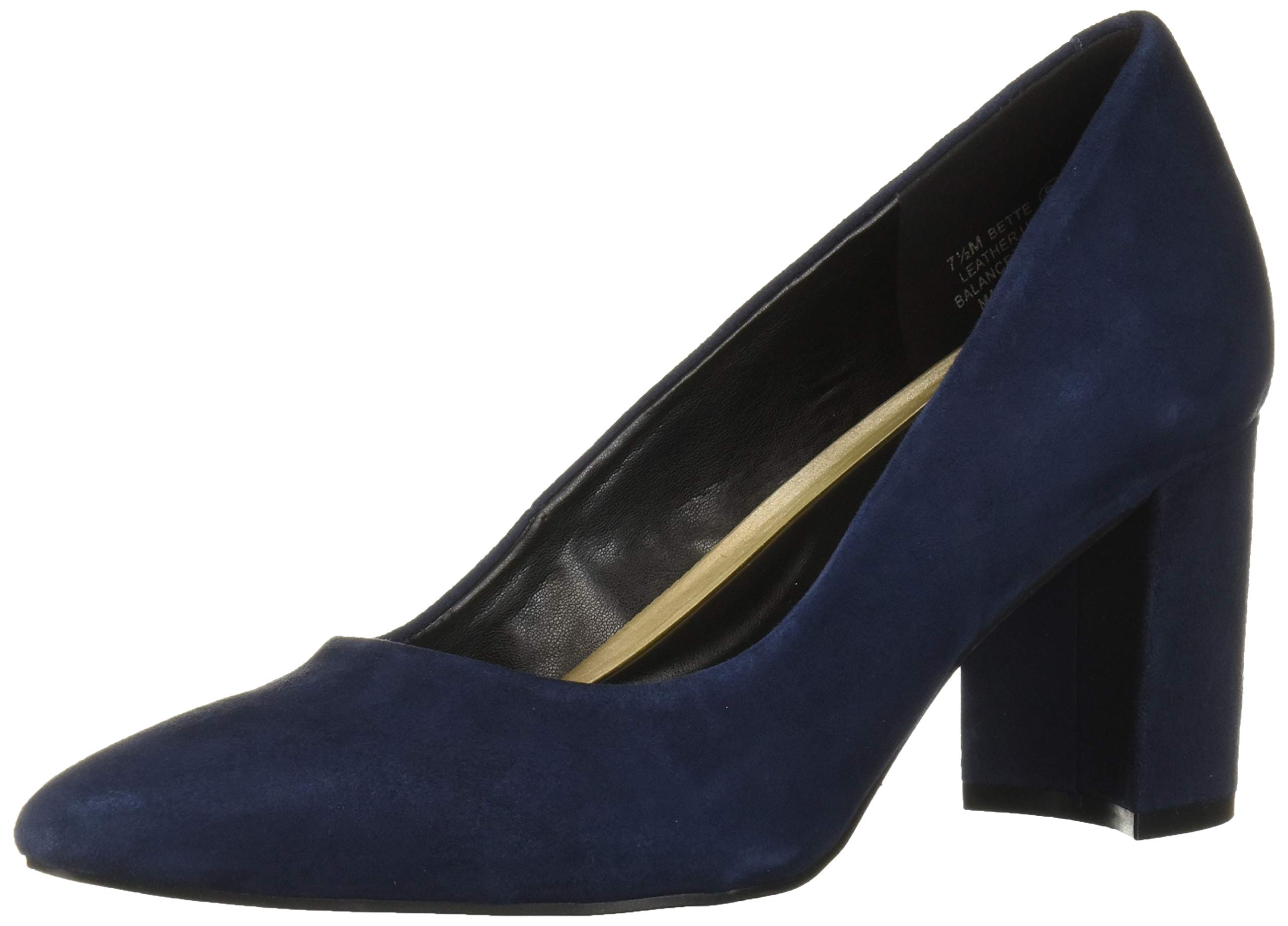Aerosoles Women's Bette Pump - Comfortable Low Heel Dress Shoes for Work, Wedding & Office | Slip-Resistant & Cushioned Insoles for All-Day Wear