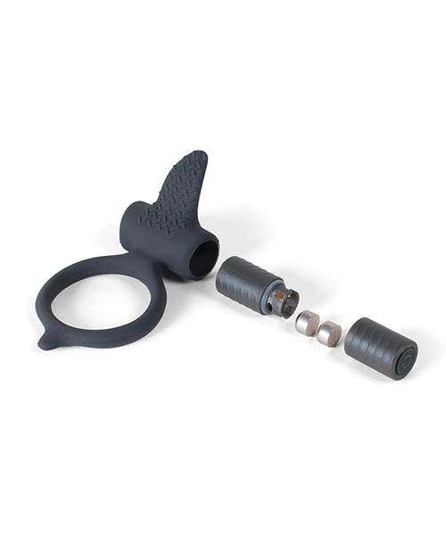 Bcharmed Classic Vibrating Cock Ring - Black | Pleasure Ring for Couples | Enhance Intimacy & Sensation in the Bedroom