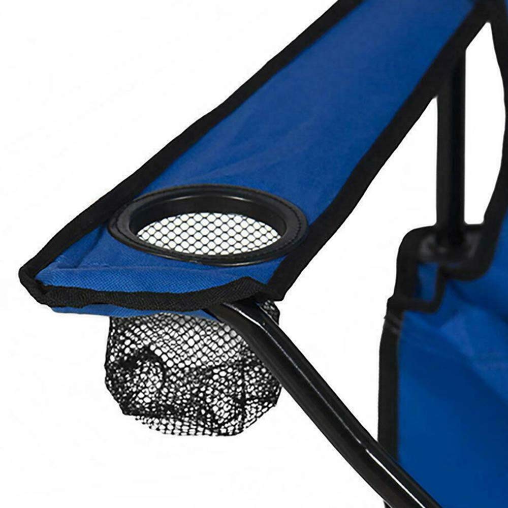 Portable Double Folding Picnic Chair with Umbrella, Mini Table & Beverage Holder - Lightweight Beach Camping Chair with Carrying Bag for Outdoor, Patio, Pool, Park, Backyard & Travel - Perfect for Picnics, BBQs, Camping & Beach Relaxation