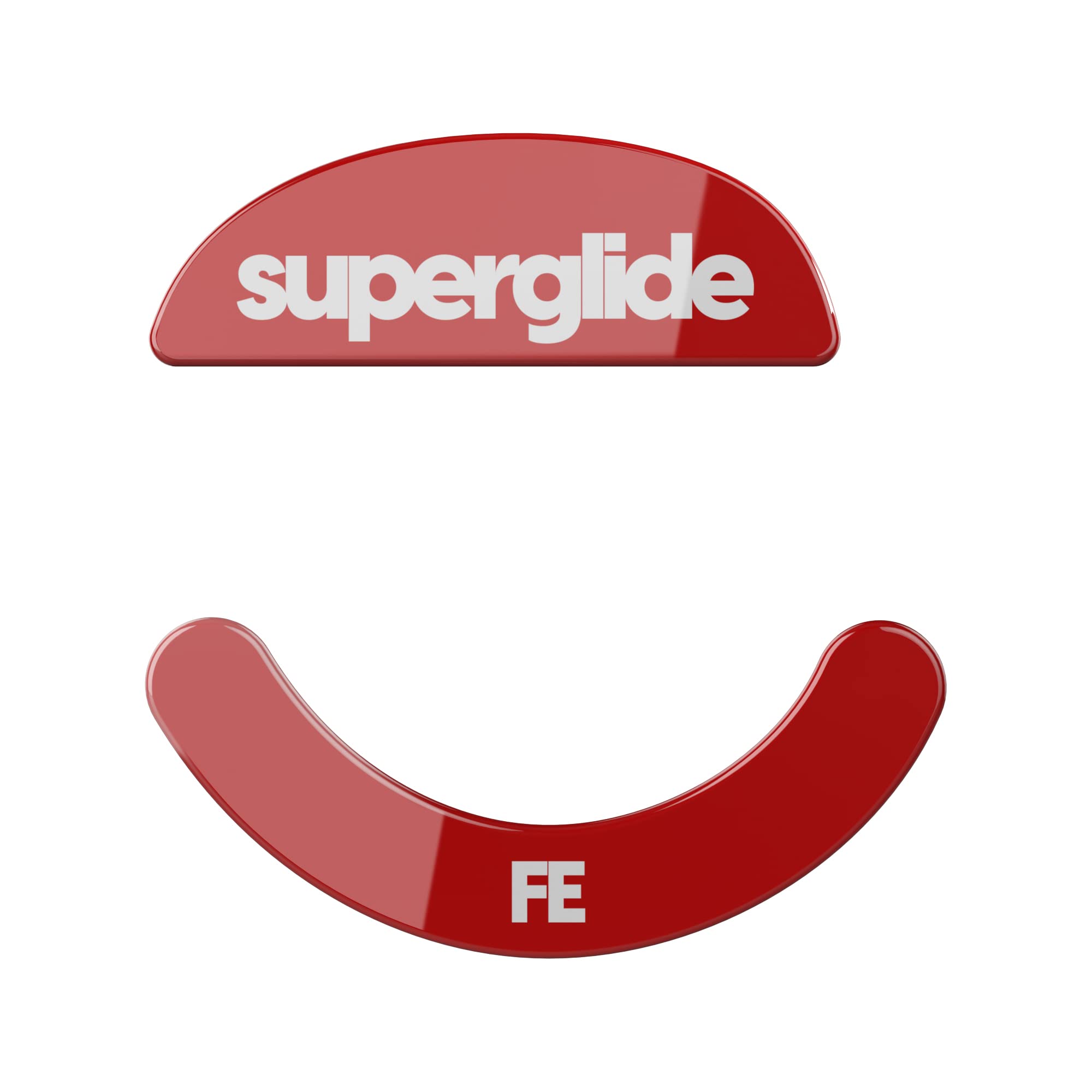 Ultra Smooth Glass Mouse Feet for Pulsar Xlite Wireless V2 & V2 Mini - Superglide Gaming Mouse Skates with Fast Glide & Durable Design (Red) - Perfect for FPS, MOBA & Competitive Esports Gaming