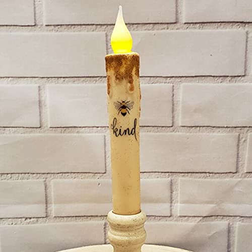 BEE Kind Timer Taper Candle Rings - 6.5