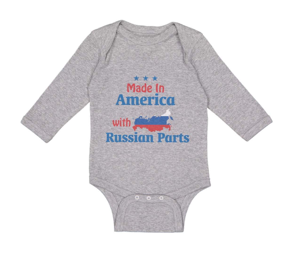 Premium Baby Long Sleeve Bodysuit - 100% Cotton American-Made Infant Onesie for Boys & Girls | Soft & Comfortable for Everyday Wear, Playtime & Photo Shoots