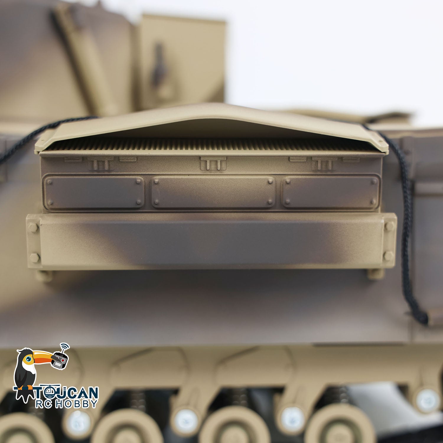 US Stock 1/16 Scale Military RC Battle Tank - Churchill Mk.VII with Metal Tracks & Gearbox, Infrared Battle System, Tongde Electric Tank for Adults & Collectors | Perfect for War Reenactments, Hobby Battles & Display Collections