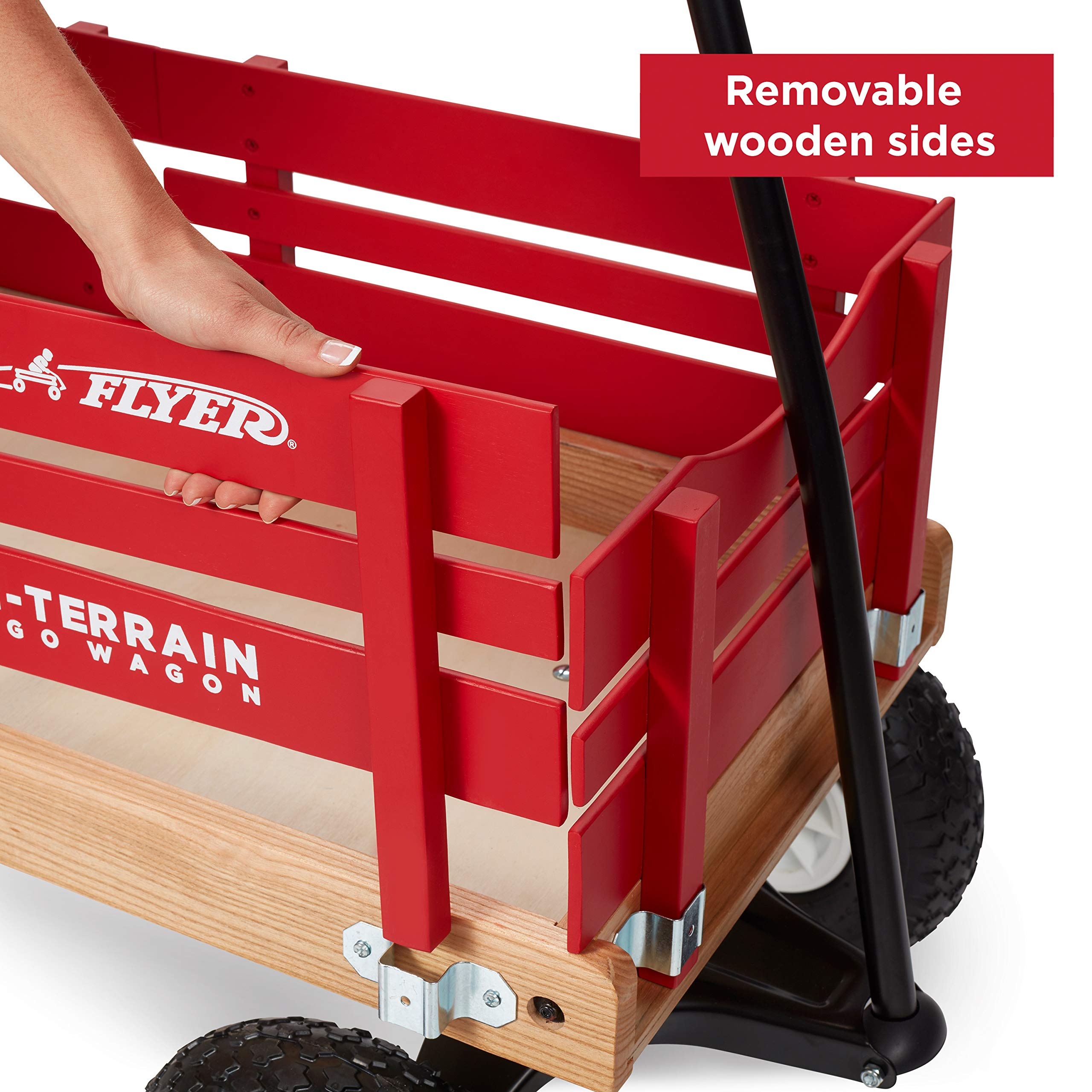 Radio Flyer All-Terrain Cargo Wagon for Kids - Heavy Duty Red Wagon for Ages 1.5+ | Perfect for Outdoor Play, Gardening, and Hauling Supplies