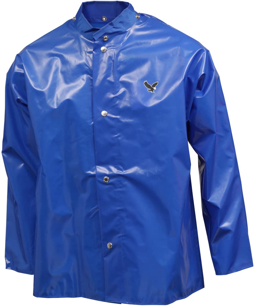 Tingley Standard Iron Eagle Waterproof Jacket - Men's Heavy Duty Raincoat for Outdoor Work & Hiking - Windproof & Breathable Workwear for Construction, Fishing, and Hunting
