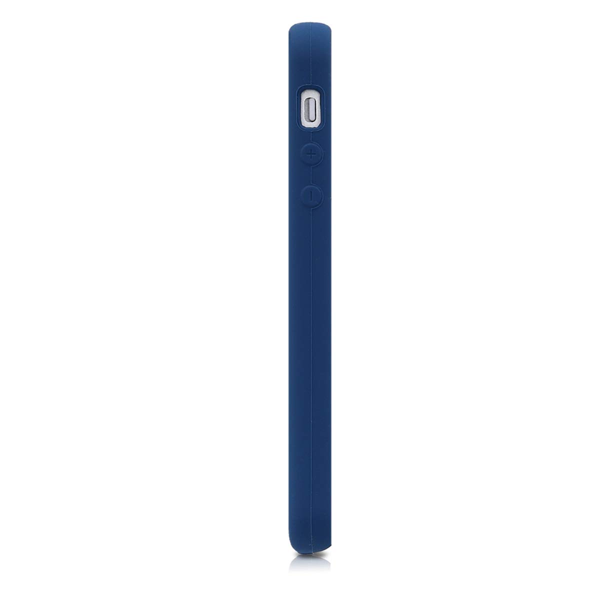 kwmobile TPU Silicone Phone Case Compatible with Apple iPhone SE (1st Gen 2016) / iPhone 5 / iPhone 5S - Soft Finish Protective Cover in Dark Blue - Perfect for Everyday Use, Work & Travel
