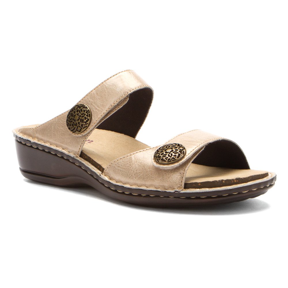 Aravon Women's Charlotte Comfortable Walking Sandals - Lightweight & Supportive for Travel, Work & Everyday Wear