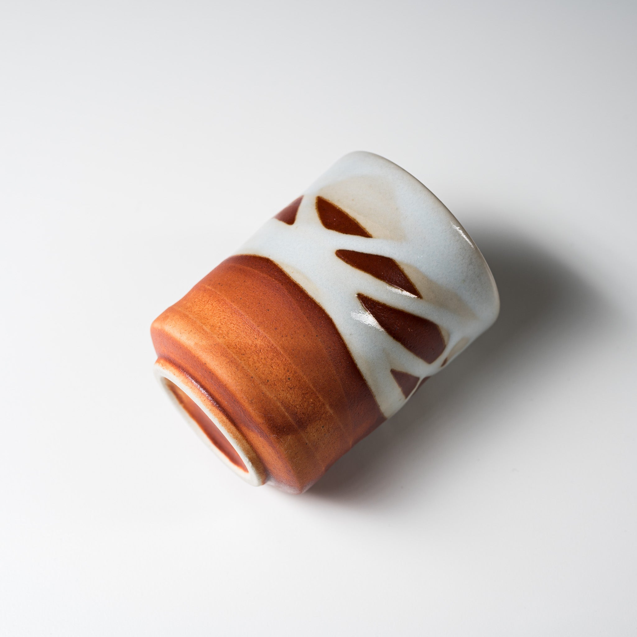 Handmade Mino Ware Yunomi Teacup - Traditional Japanese Ceramic Tea Cup with Mirage Glaze - Perfect for Matcha, Green Tea & Daily Tea Drinking Rituals