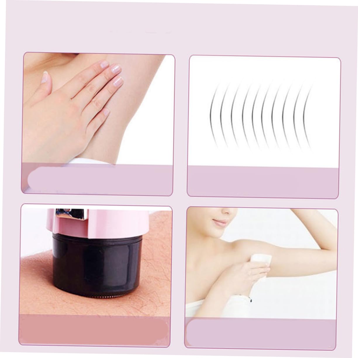 Electric Shaver for Women - Painless Hair Remover for Legs, Arms & Bikini Area - Rechargeable Pink Razor for Smooth Skin - Perfect for Travel, Gym & Home Use