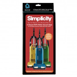 6-Pack SNH 6 Simplicity OEM HEPA Vacuum Bags - Compatible with Select Simplicity Vacuums | Perfect for Allergy Sufferers & Pet Owners