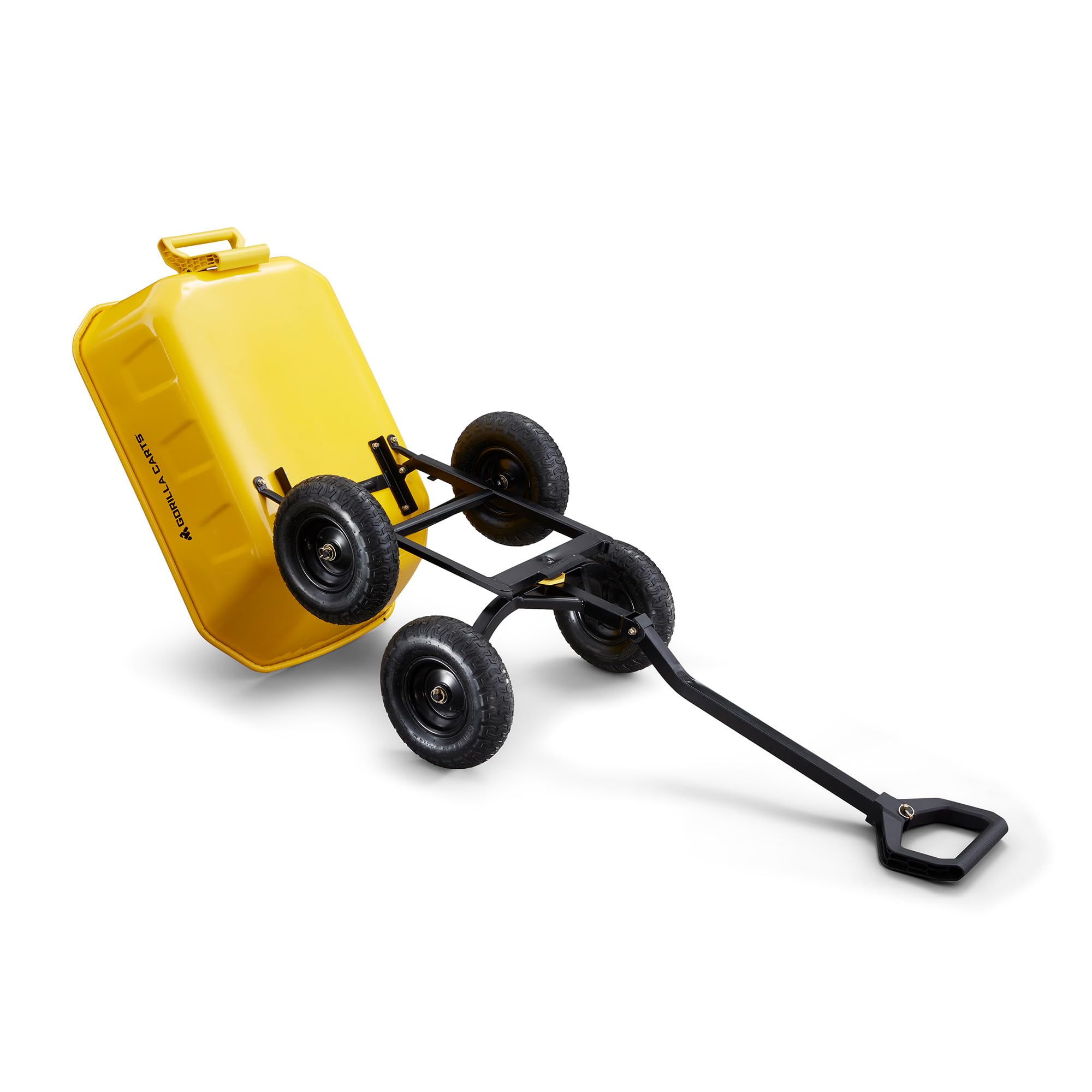 Heavy Duty Steel Yard Dump Cart with 13