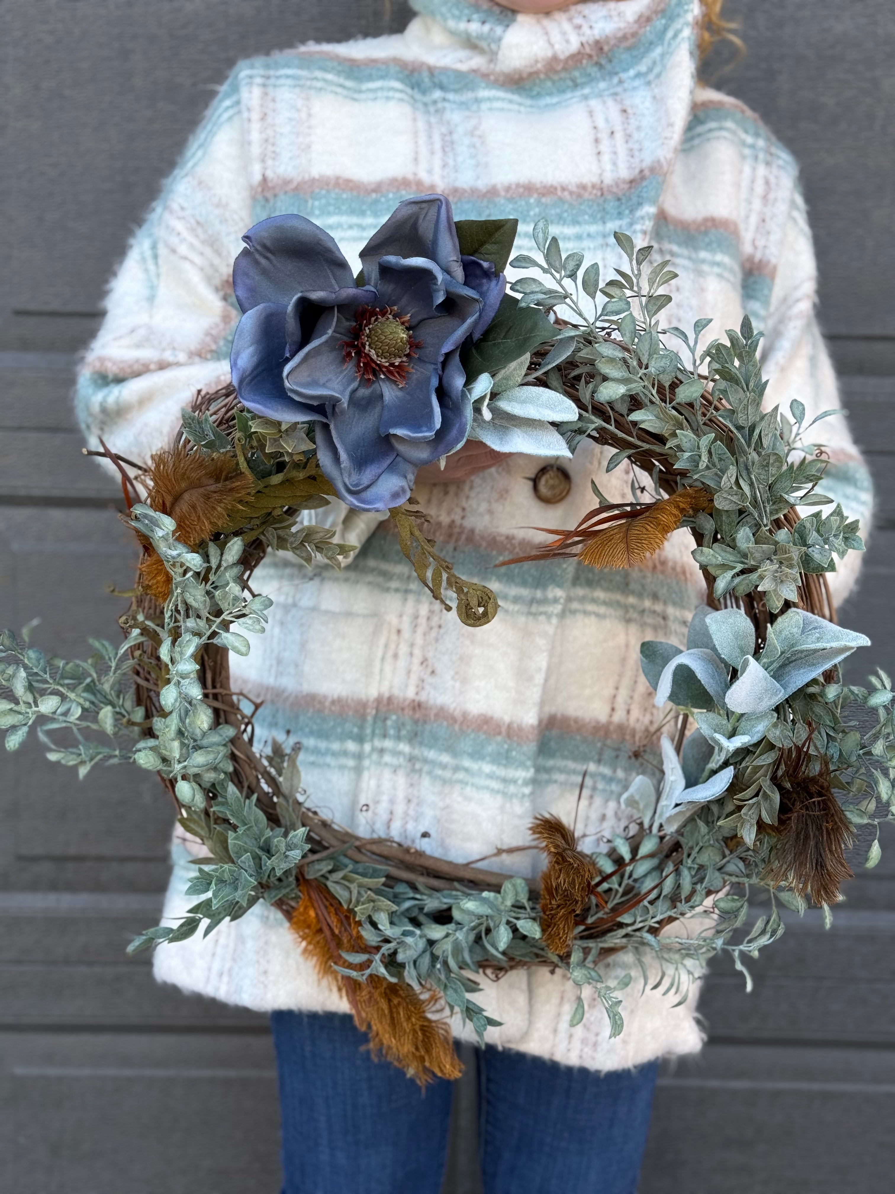 Elegant Mini Wreath for Home Decor - Perfect for Doors, Walls, and Seasonal Celebrations