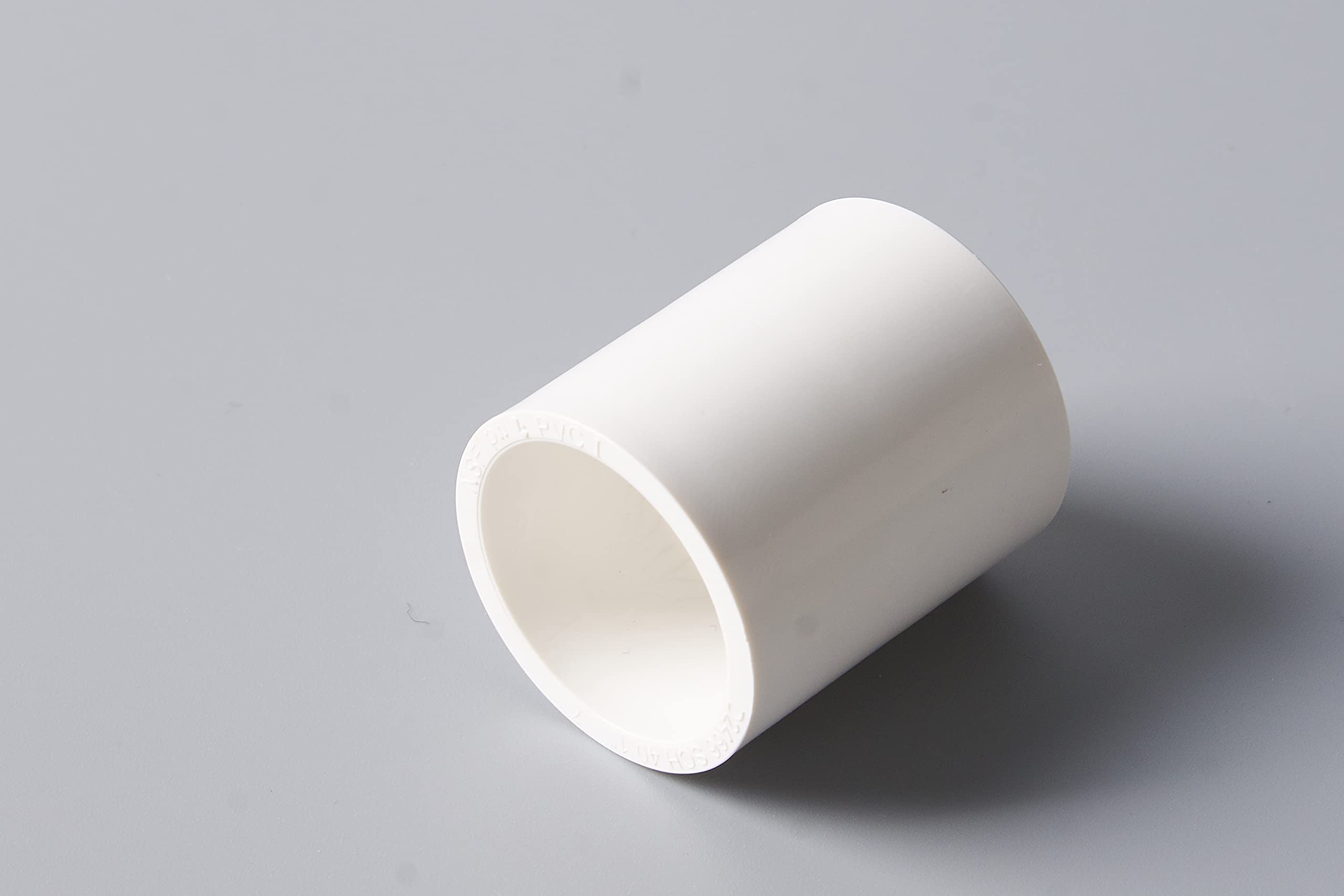 1 Inch PVC Coupling Adapter Pipe Fitting (Socket x Socket) - 10 Pack, White - Perfect for Plumbing, Irrigation, and DIY Home Improvement Projects