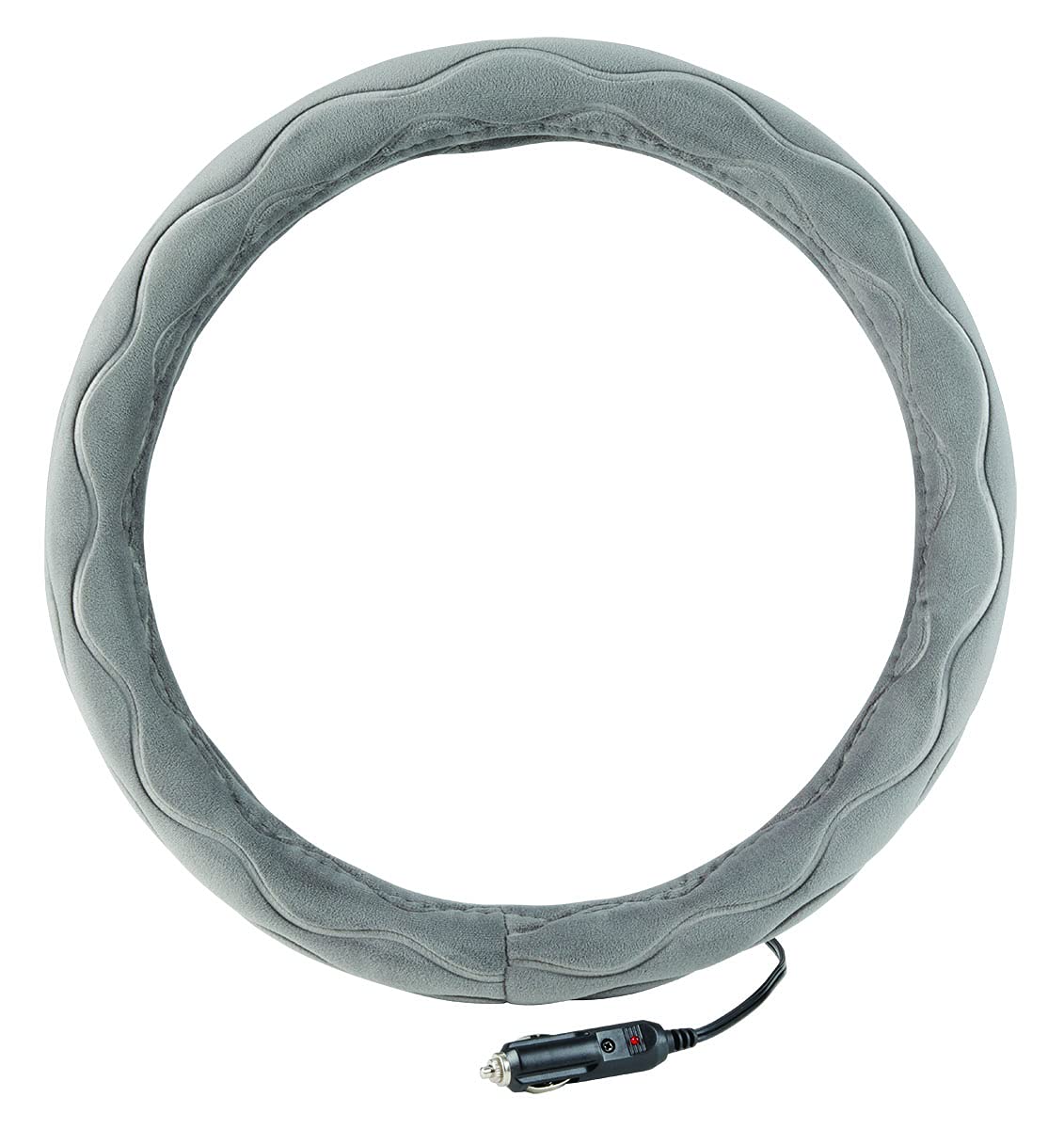 12V Heated Steering Wheel Cover - Universal Fit for Most Cars (15