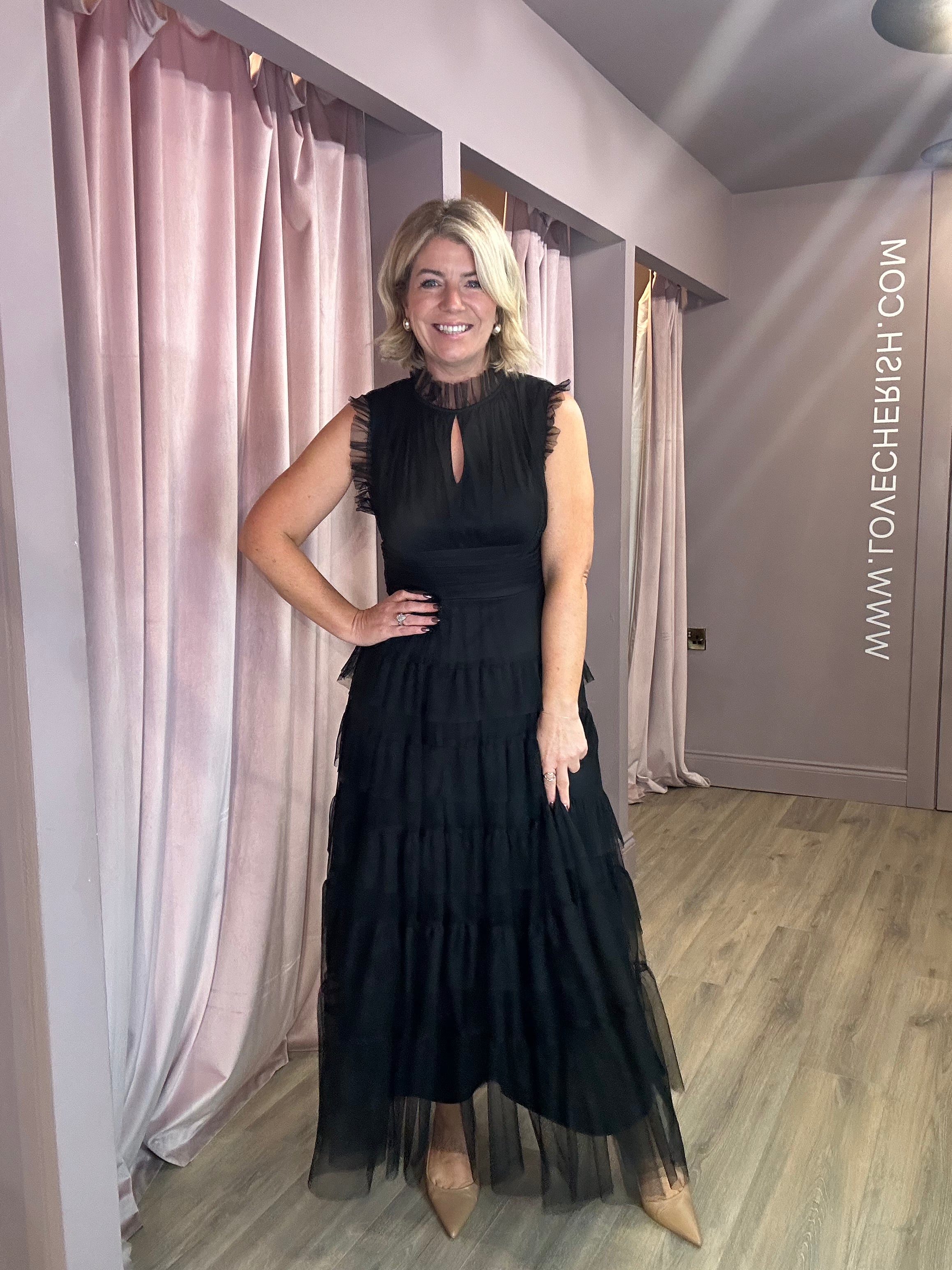 Metis Black Dress for Women - Elegant & Comfortable Casual Wear for Office, Party & Date Night
