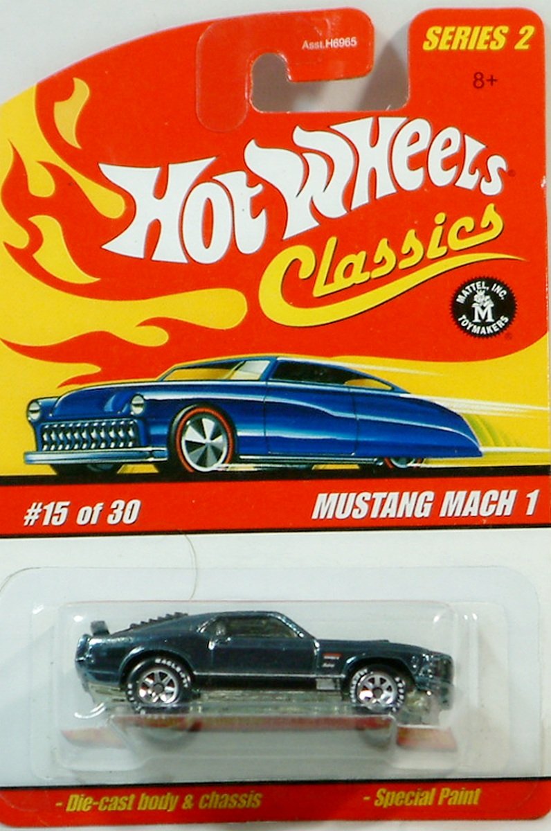 Hot Wheels Classics Mustang Mach 1 Diecast Car #15/30 - 1:64 Scale Collectible Toy for Kids & Adults - Perfect for Display, Gifts & Racing Play