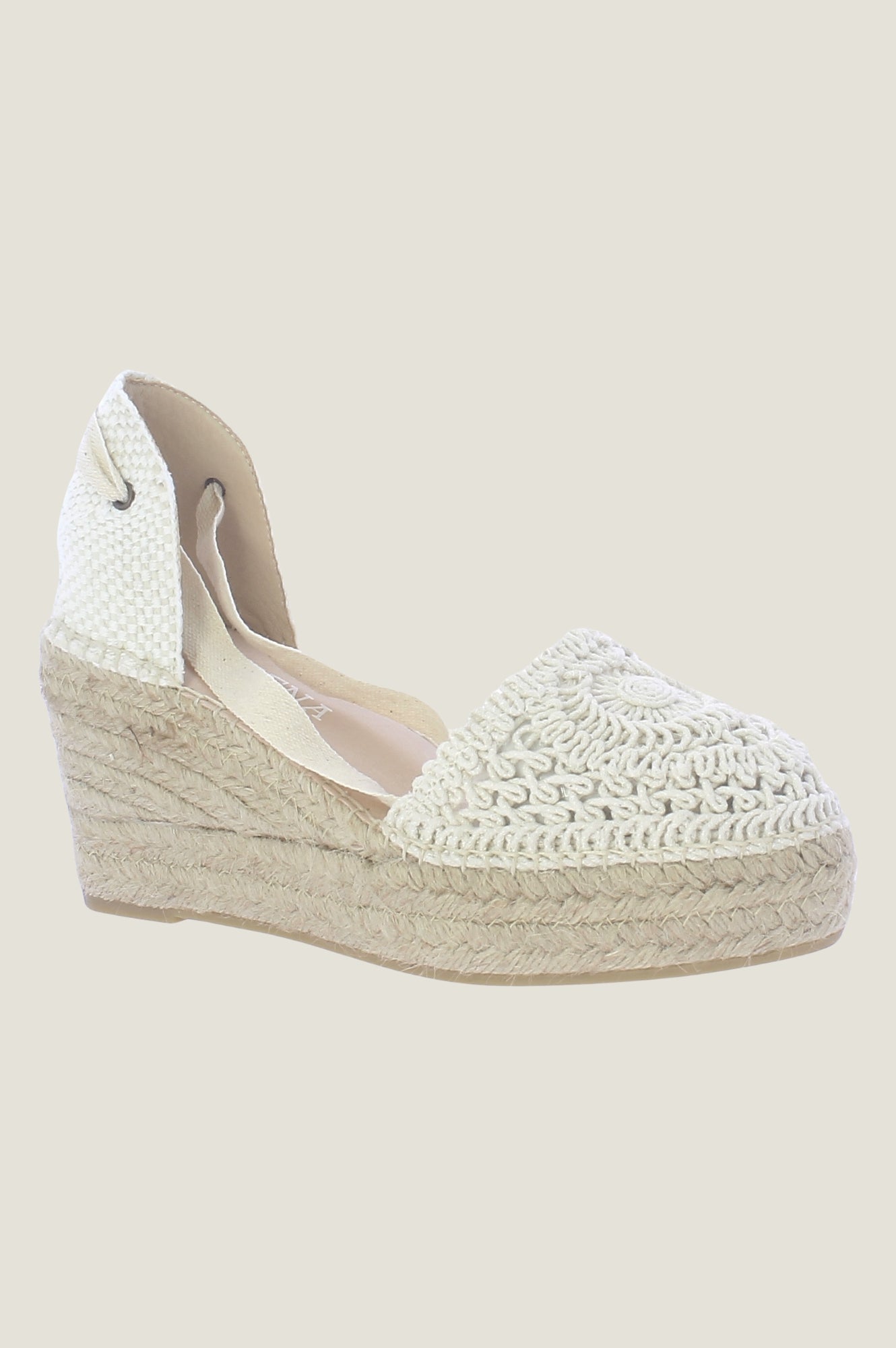 MACARENA Crochet Wedge Espadrilles - Women's Summer Sandals with Comfortable Cork Sole | Perfect for Beach Vacation, Boho Outfits & Casual Wear
