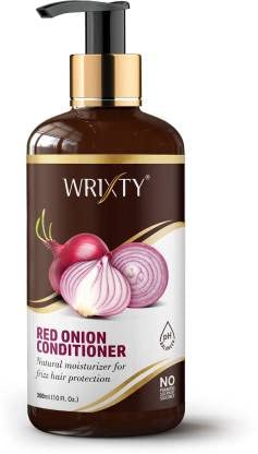 Wrixty Red Onion Hair Care Combo Kit (Shampoo 300ml + Conditioner 300ml + Hair Oil 200ml + Serum 100ml) for Hair Fall Control & Growth - Perfect for Daily Hair Care Routine & Scalp Treatment